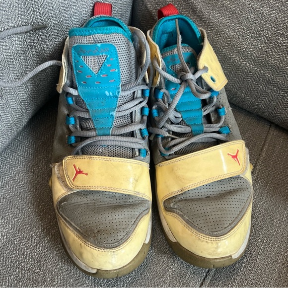 Jordan Other - Nike Air Jordan Basketball Shoes Men's Size 10 Blue White Evolution 85 Sneakers